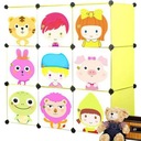 МОДУЛЬНЫЙ ДЕТСКИЙ ГАРДЕРОБ, 9 ПОЛОК