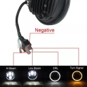 7 ДЮЙМИ ФАРА ФАРА LED (СВІТЛОДІОД) ПЕРЕДНЯ МОТОЦИКЛ 150W  (14409784944) фото min 4