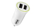 АВТОМОБИЛЬНОЕ ЗАРЯДНОЕ УСТРОЙСТВО 2 X USB 5 В / 2,1 А БЕЛОЕ