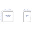 IKEA EKET Nástenná skrinka svetlosivá 35x25x35 cm Kód výrobcu 193.363.47