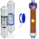 KOMPLET WKŁADÓW OSMOZA AKWARYSTYCZNA RO4 DEMI WWL2