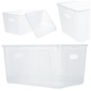 Органайзер прозрачный контейнер 17л пластиковый ящик с крышкой