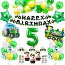 Воздушные шары на день рождения мальчику – зеленый трактор.