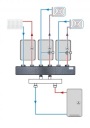 AFRISO Коллектор KSV 125-2 до 70 кВт 3 контура