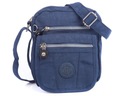 Malá ľahká pánska kabelka cez rameno cestovná poštárka tmavo modrá
