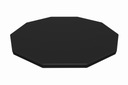 Bestaway Kryt na stojanový bazén 366 čierny okrúhly solárny Šírka produktu 366 cm
