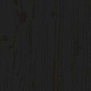 vidaXL Záhradný kvetináč, čierny, 82,5x82,5x78 cm, masívne borovicové drevo Farba nábytku čierna