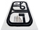 Dywan FUN TRACK 180x270 ulice uliczki miasto auta