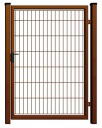 КАЛИТКА наполненная 2D панелью - КОРИЧНЕВАЯ - 1,50 м