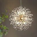 Lampa wisząca dmuchawiec kryształki LED G9*12 /60W