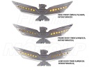 SWIECACY ORNAMENT ОРЛИК HONDA GL1800 GOLDWING ХРОМ LED (СВІТЛОДІОД) CHOPPER DRAG  (17599781238) фото min 6