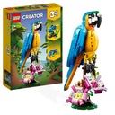 LEGO CREATOR 3in1 НАБОР «Экзотический попугай» № 31136 БЛОКИ «попугай-лягушка-рыба»