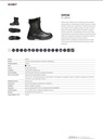 Vojenské topánky Protektor Pracovné GROM veľ. 37 Dominujúca farba čierna