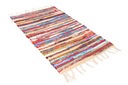 Красочный тканый ковер из хлопка 45х85 в стиле ретро