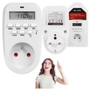 PROGRAMATOR CZASOWY TIMER WŁĄCZNIK CYFROWY LCD WYŁĄCZNIK 8 USTAWIEŃ 1MIN
