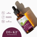 Vitamín D3 (4000 IU) + K2MK7 kvapky 30 ml Objem 30 ml