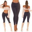 W782 ТЕМНО-СИНИЕ БРЮКИ С НИЗКОЙ ПОСАДКОЙ 40