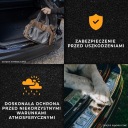 НАКЛАДКА НАКЛАДКА ЗАХИСНА NA ЗАДНІЙ БАМПЕР VW CADDY 3 2K 2003-2015  (17239776571) фото min 6