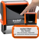 TRODAT STAMP 4911 ДЛЯ 4-СТРООЧНОГО ДИЗАЙНА КОРПОРАТИВНОГО ЛИЧНОГО ОФИСА + ЛАСТИК