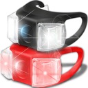 LAMPKI ROWEROWE LAMPKA NA ROWER LED PRZÓD TYŁ 2SZT ZESTAW