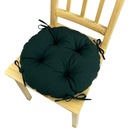 Подушка на стул 35см BOTTLE GREEN CIRCLE