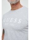 Pánske šedé tričko Guess jeans Light Rock Heather-M Hmotnosť (s balením) 0.25 kg