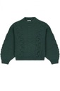 Sweter damski zielony gruby splot Wrangler XS