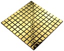 Мозаика из металлизированного стекла GOLD SHINE