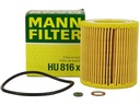 FILTRO ACEITES HU816X/MAN MANN FILTROS 