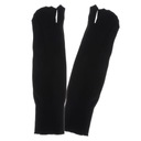 1 pár rozdelených 2prstových žabkových ponožiek Tabi / čierna Veľkosť Uniwersalny