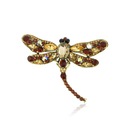 СТРЕКОЗА КОРИЧНЕВЫЙ ЗОЛОТО-КОРИЧНЕВЫЙ ЦИРКОНИЙ