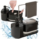 ДОЗАТОР ЖИДКОСТИ для кухни для мыльниц ОРГАНАЙЗЕР ЧЕРНЫЙ с помпой