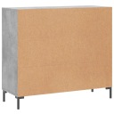 VIDAXL CASIER SZAROSC BÉTON 90X34X80 CM, MATÉRIAU DREWNOPOCHODNYphoto 8