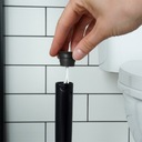 Kefa SILIKON WC kontajner odkvapkávač čierna kúpeľňová Farba čierna