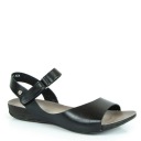 LEMAR 40252 ПЛОСКИЕ САНДАЛИИ КОЖА ЗЕРНО ЧЕРНЫЙ 36