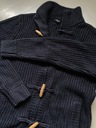 George pánsky pletený sveter tmavomodrý Navy zips golf M/L Odtieň námornícky modrý