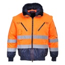 Зимняя утепленная куртка Pilot 3in1 с предупреждением длиной до талии - съемные рукава M