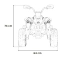 АКУМУЛЯТОР КВАД ДИТЯЧИЙ CAN AM MAVERICK ATV ДВИГУНИ 2X200 Вт