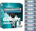 НАСАДКИ ДЛЯ БРИТЬЯ GILLETTE MACH 3 8 ШТ. ОРИГИНАЛЬНЫЕ НАСАДКИ ДЛЯ БРИТЬЯ