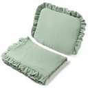 КОМПЛЕКТ МИСЛИНОВАЯ КОЛЯСКА, ОДЕЯЛО И ХЛОПКОВАЯ ПОДУШКА