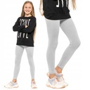 ЛЕГГИНСЫ УТЕПЛЕННЫЕ ДЛЯ ДЕВОЧЕК ЛЕГИНГИ МЕЛАНЖЕВЫЕ 134