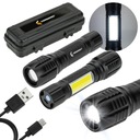 МОЩНЫЙ ТАКТИЧЕСКИЙ ФОНАРЬ СВЕТОДИОДНЫЙ USB-ЧЕХОЛ