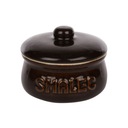 Керамический контейнер для еды, сало, 0,3л.