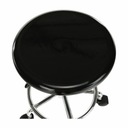 Stolička, čierna/chróm, MABEL 3 NEW Výška nábytku 43 cm