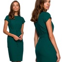 ЖЕНСКОЕ ЛЕТНЕЕ ВЕЧЕРНЕЕ ПЛАТЬЕ-КАРАНДАШ С ПОЯСОМ, ЗЕЛЕНОЕ 42 XL