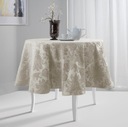 КОЛЕСА TABLECLOT 140 ИЗ ПОЛИЭСТЕРА ЖЕМЧУЖНЫЙ ЖАККАРД