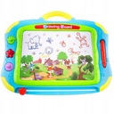 БОЛЬШАЯ ДОСКА ДЛЯ РИСОВАНИЯ И РАСКРАСКИ С МАРКАМИ