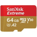 Karta SanDisk Extreme Micro SDXC 64 GB U3 A2 V30