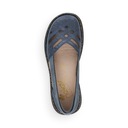 Туфли RIEKER, кожаные туфли темно-синего цвета, 46358