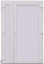 НАРУЖНЫЕ ДВУСТОРОННИЕ ДВЕРИ ПВХ, ИЗГОТОВЛЕННЫЕ НА ЗАМЕР